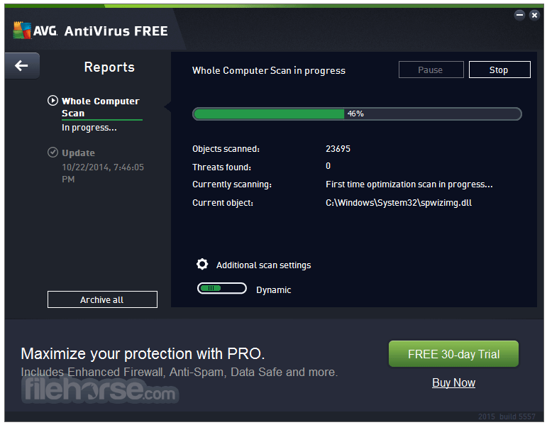 avg free antivirus program